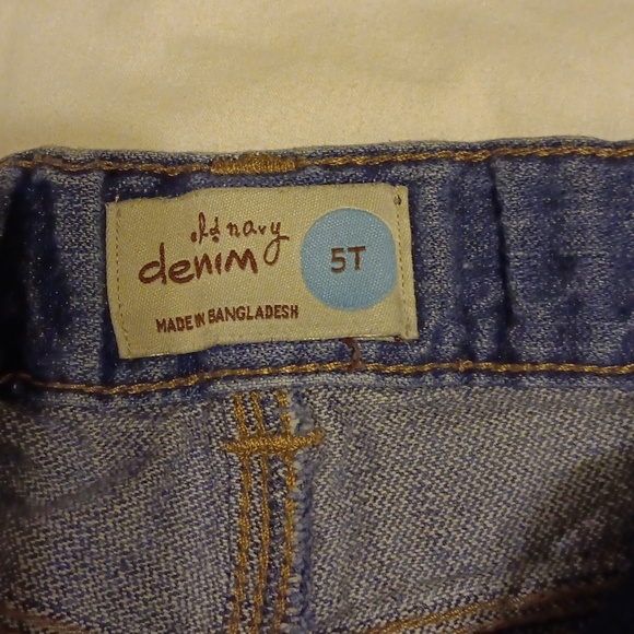 Old Navy Denim Jeans Shorts, Boys, 5T, Adj waist EUC - Picture 3 of 3